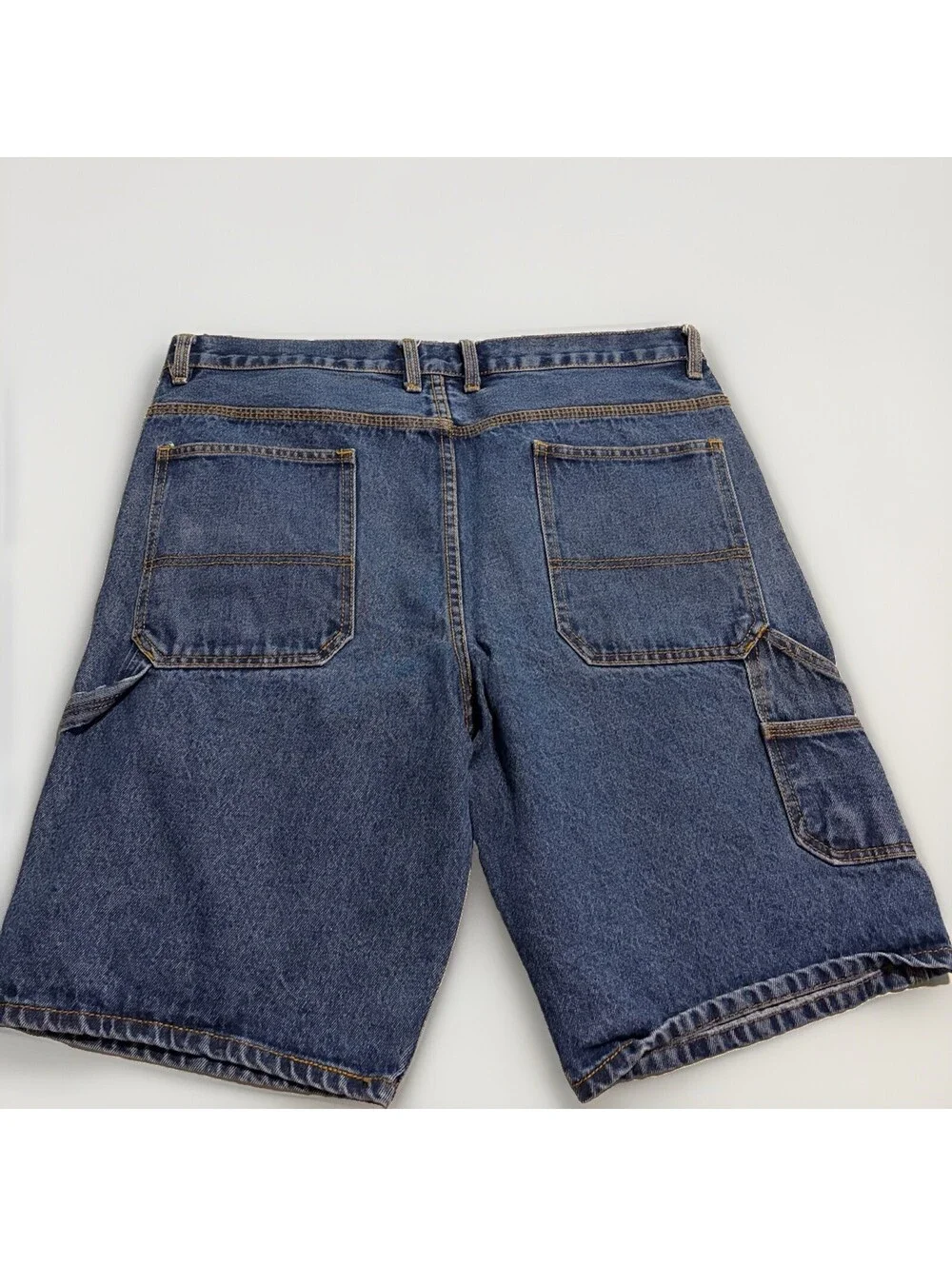 Big Mac Workwear Shorts Mens 36 Blue Denim Classic Chore Jorts 5 Pocket Casual